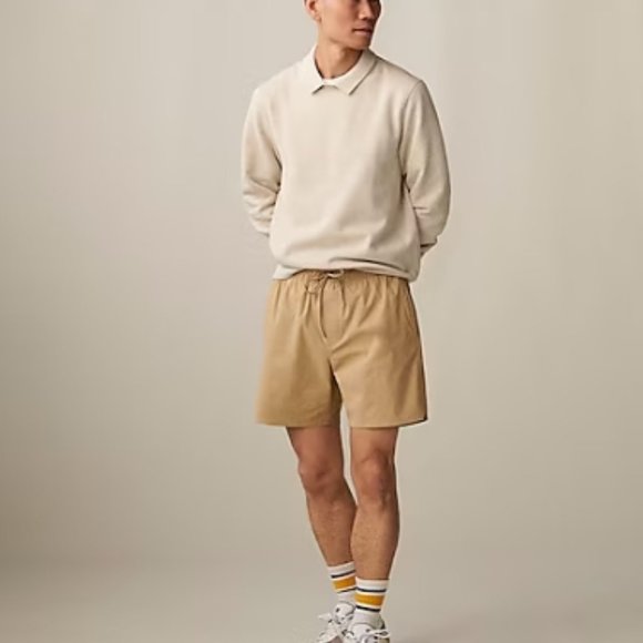 JCREW Pique Fleece Collared Polo Sweatshirt - Picture 4 of 6